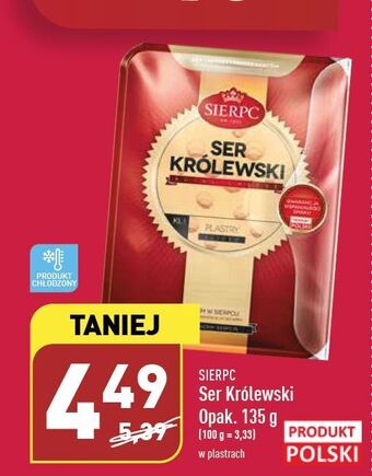 ALDI Ser żółty królewski plastry sierpc oferta
