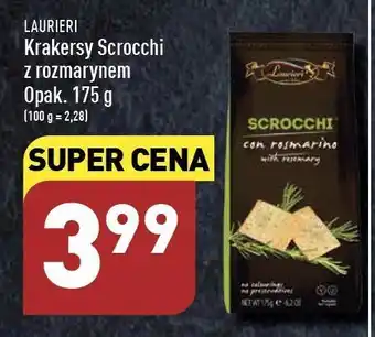 ALDI Krakersy scrocchi z rozmarynem laurieri oferta