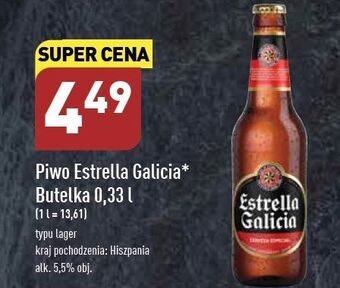 ALDI Piwo estrella galicia oferta