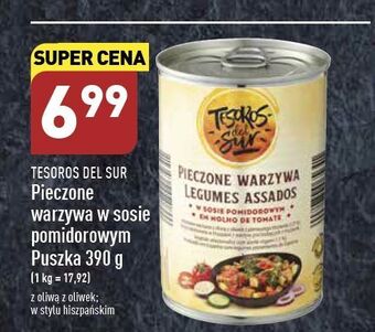 ALDI Pieczone warzywa w sosie pomidorowym tesoros del sur oferta