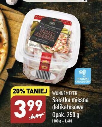 ALDI Sałatka mięsna wonnemeyer feinkost oferta