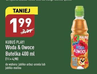 ALDI Napój jabłko-arbuz kubuś play! woda & owoce oferta