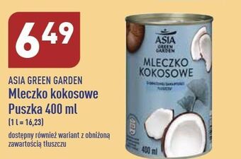 ALDI Mleczko kokosowe asia green garden oferta
