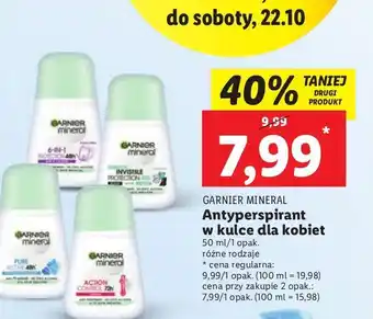 Lidl Dezodorant thermic 72h garnier mineral action control oferta