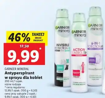 Lidl Dezodorant garnier mineral action control oferta