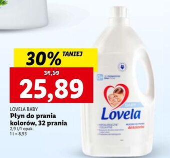 Mleczko do prania kolorów lovela baby