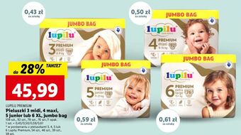 Lidl Pieluchy junior 5 lupilu premium oferta