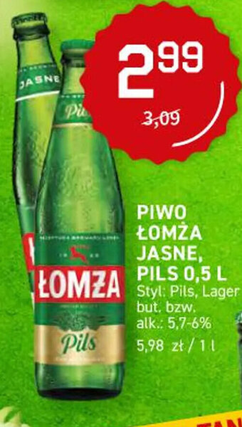 Duży Ben łomża piwo jasne pils 0,5l oferta
