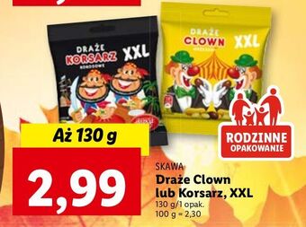 Lidl Draże clown skawa oferta