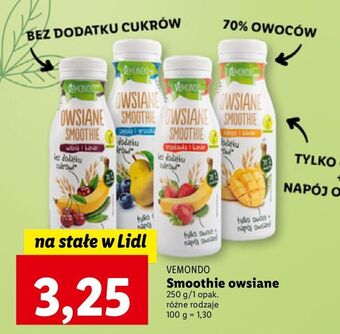 Lidl Smoothie owsiane truskawka - banan vemondo oferta