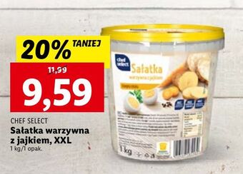 Lidl Sałatka warzywna z jajkiem chef select oferta