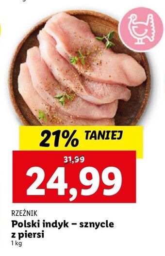 Lidl Sznycle z piersi indyka rzeźnik codzienna dostawa oferta