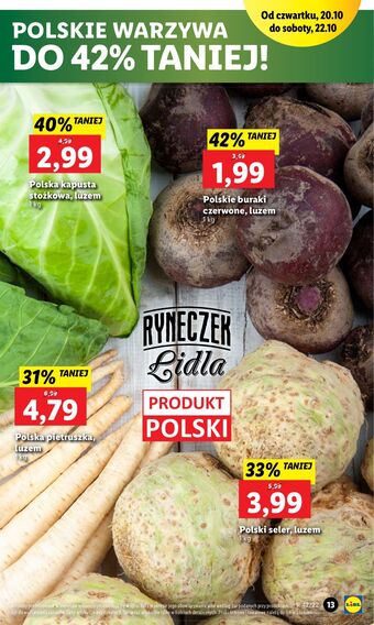 Lidl Pietruszka oferta