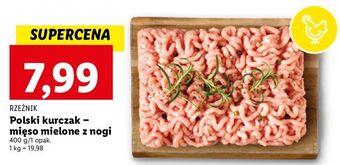 Lidl Mięso mielone z nogi kurczaka rzeźnik codzienna dostawa oferta