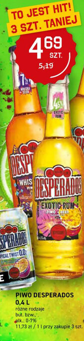 Duży Ben desperados piwo 0,4l oferta