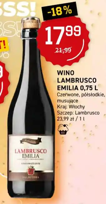 Duży Ben lambrusco emilia wino 0,75l oferta