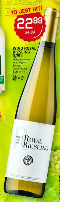 Duży Ben royal riesling wino 0,75l oferta