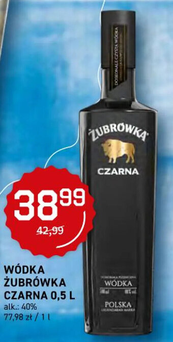 żubrówka czarna wódka 0,5l