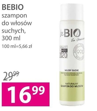 Hebe Bebio ewa chodakowska naturalny szampon włosy suche 300 ml oferta