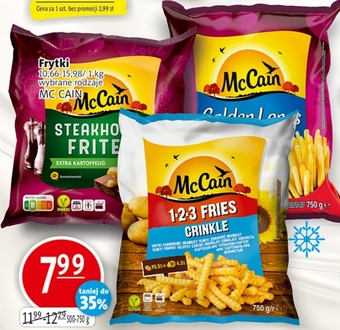 Prim Market Mccain steakhouse frites frytki stekowe w chrupiącej otoczce 650 g oferta