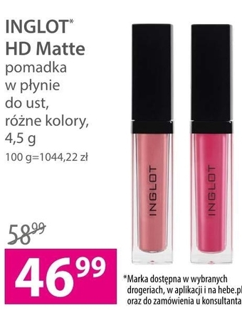 Hebe Pomadka do ust inglot oferta