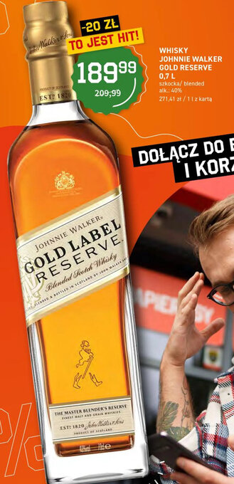 Duży Ben johnnie walker gold reserve 0,7l oferta