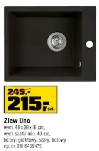 OBI Zlew oferta