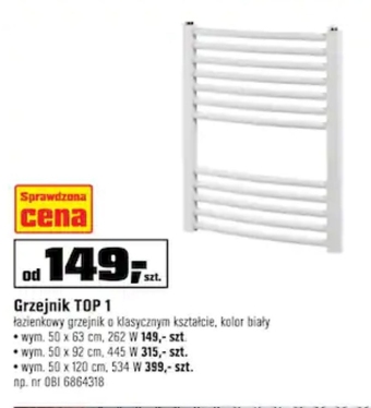 OBI Grzejnik oferta