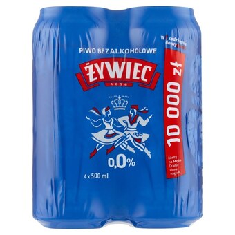Prim Market Żywiec piwo jasne bezalkoholowe 4 x 500 ml oferta