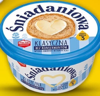 ABC Śniadaniowa margaryna o zmniejszonej zawartości tłuszczu klasyczna 450 g oferta