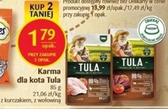 Delikatesy Centrum Tula Karma dla kota 85 g z kurczakiem, z wołowiną oferta