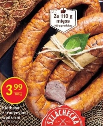 Delikatesy Centrum Kiełbasa z tradycyjnej wędzarni 100 g oferta