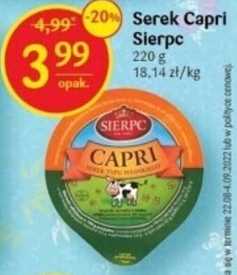 Sierpc Serek Capri 220 g