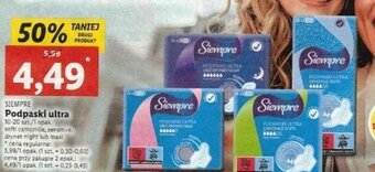 Lidl Siempre podpaski ultra oferta