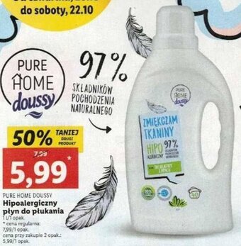 Lidl Pure home doussy hipoalergiczny płyn do płukania 1l oferta
