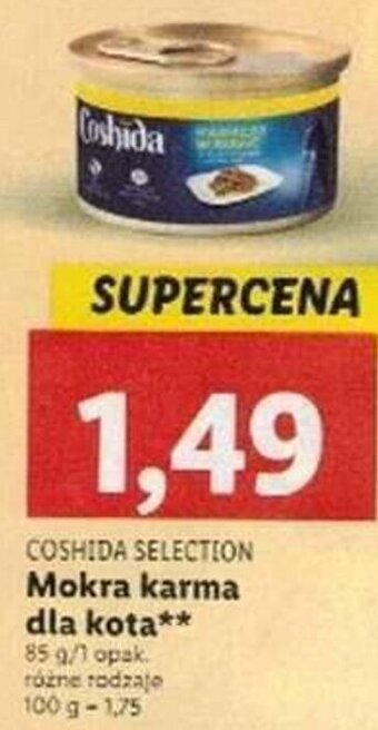 Lidl Coshida selection mokra karma dla kota oferta