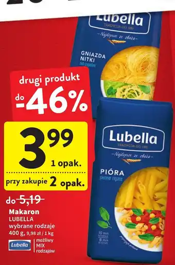 Intermarche Lubella Makaron 400 g oferta