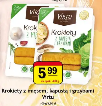 Gram Market Virtu krokiety z mięsem, kapustą i grzybami oferta