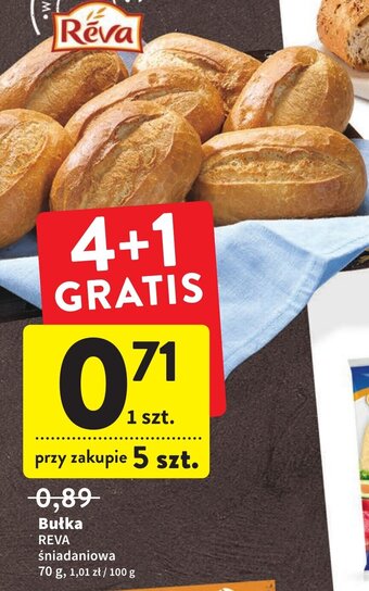 Intermarche Reva Bułka śniadaniowa 70 g oferta