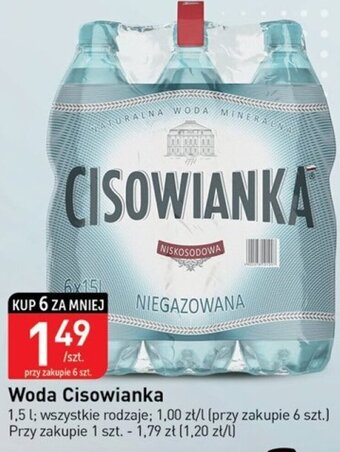 Stokrotka Cisowianka woda 1,5l oferta