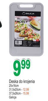 E.Leclerc Deska do krojenia plastikowa 37.5 x 26 cm galicja oferta