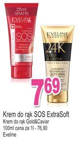 E.Leclerc Luksusowy regenerujący złoty krem do rąk i paznokci eveline 24k gold & caviar oferta