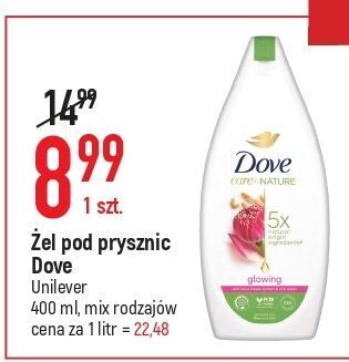 E.Leclerc Żel pod prysznic glowing dove care by nature oferta