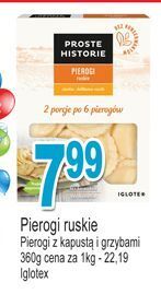 E.Leclerc Pierogi z kapustą i grzybami iglotex proste historie oferta