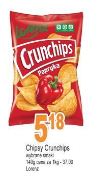 E.Leclerc Chipsy paprykowe crunchips oferta