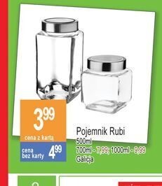 E.Leclerc Pojemnik rubi 700 ml galicja oferta