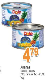 E.Leclerc Ananas plastry dole oferta