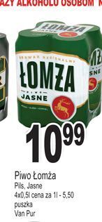 E.Leclerc Piwo łomża jasne (dawniej export) oferta