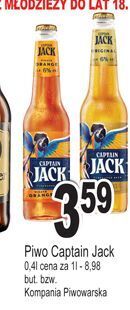 E.Leclerc Piwo captain jack pirate orange oferta