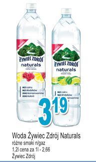 E.Leclerc Woda z nutą limonki i mięty żywiec zdrój naturals oferta